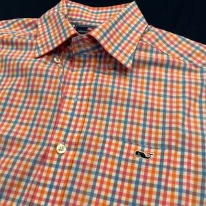 Vineyard Vines Slim Fit Tucker Shirt Plaid Button Down Men’s XS